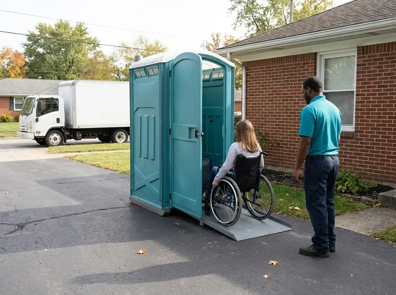 ADA Accessible Portable Toilet in Dayton, OH