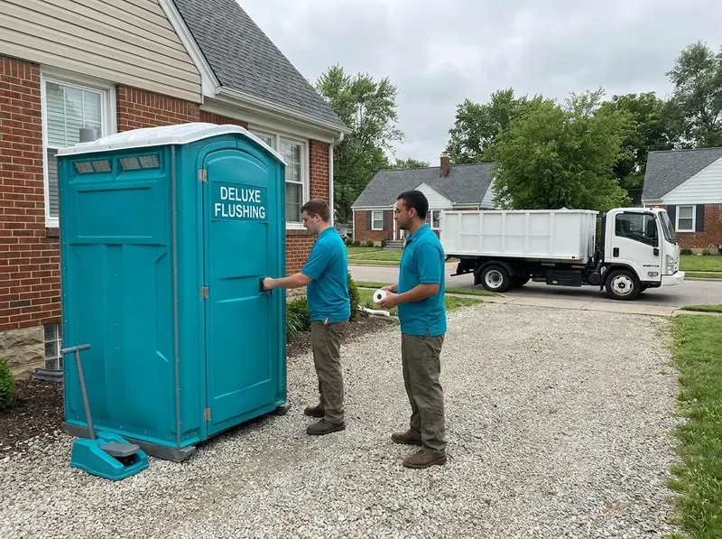 Deluxe Flushing Portable Toilet in Dayton, OH