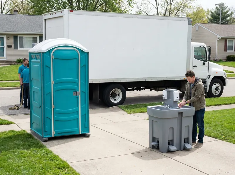 Freestanding Dual Handwashing Station in Dayton, OH