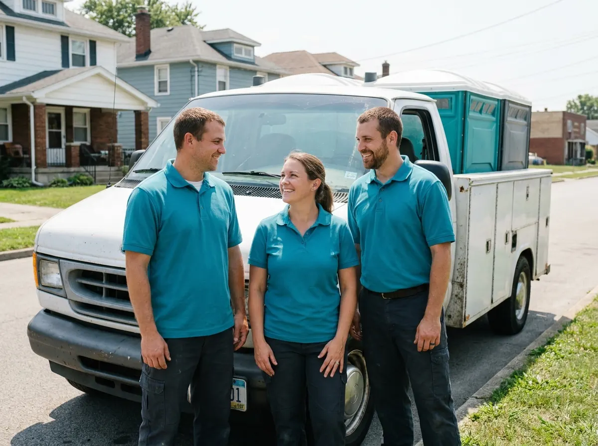 Easy Space Portable Toilets portable toilet rentals team in Dayton, OH